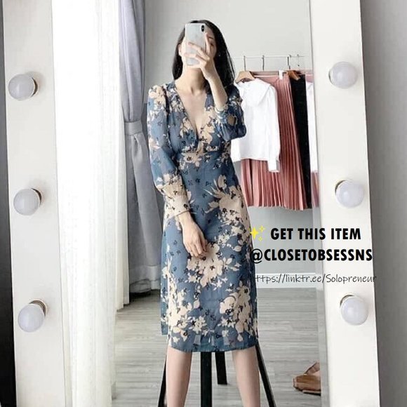 ZARA Floral Print Dress - Picture 12 of 16